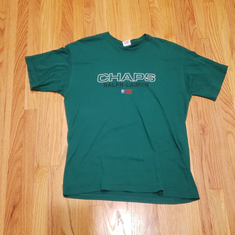 Chaps Ralph Lauren Green Graphic Tee